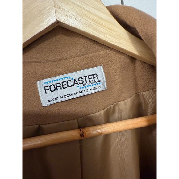 Neiman Marcus 14 Lambswool $499 Vintage Coat Button Front Jacket Camel Tan - Picture 9 of 9